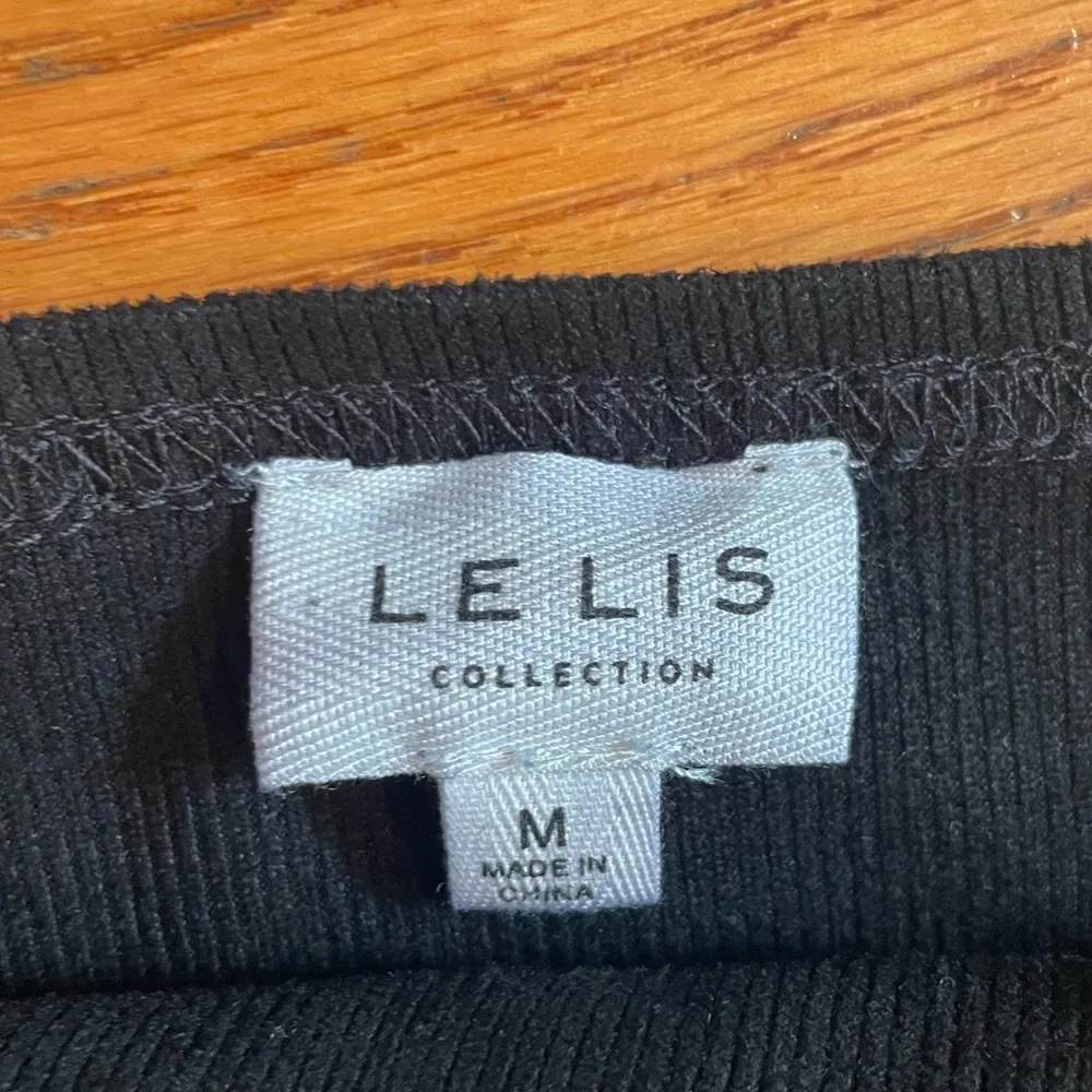 Le Lis Black Ribbed Body Suit - Image 3