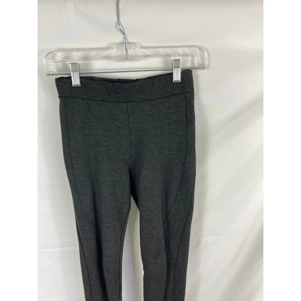 Lush Nordstrom Zip Bottom Grey Leggings Size XS - Image 3