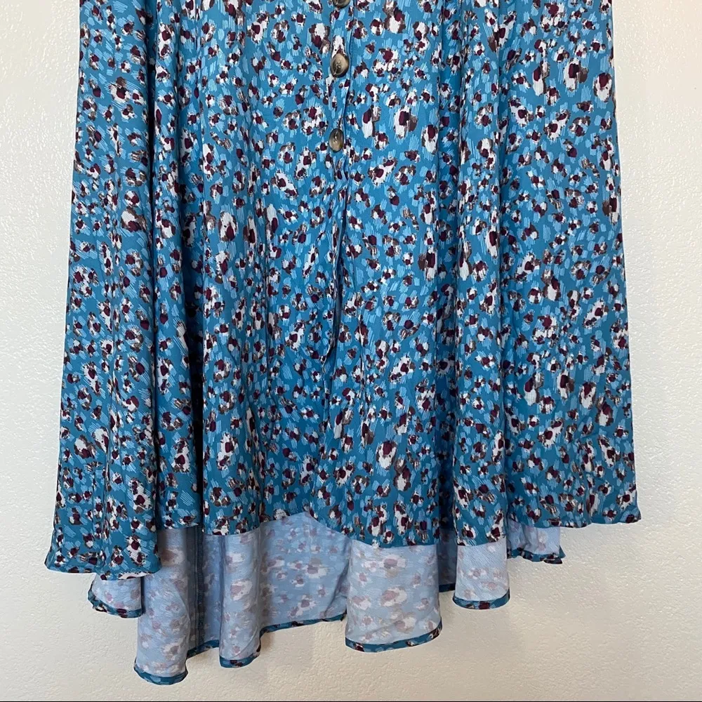 CODEXMODE Floral Bias High/Low Midi Skirt 3X NWOT - Image 5