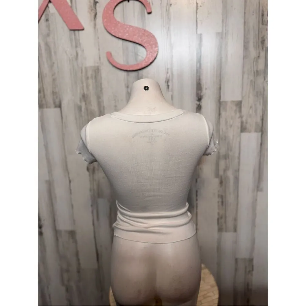 THE OG TEE COLLECTION shrunken white top size XS - Image 4
