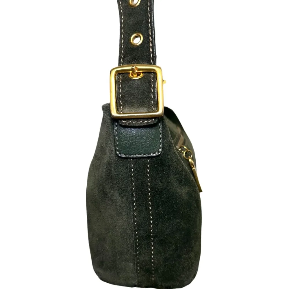 Apt. 9  Green Suede Bag - Image 7
