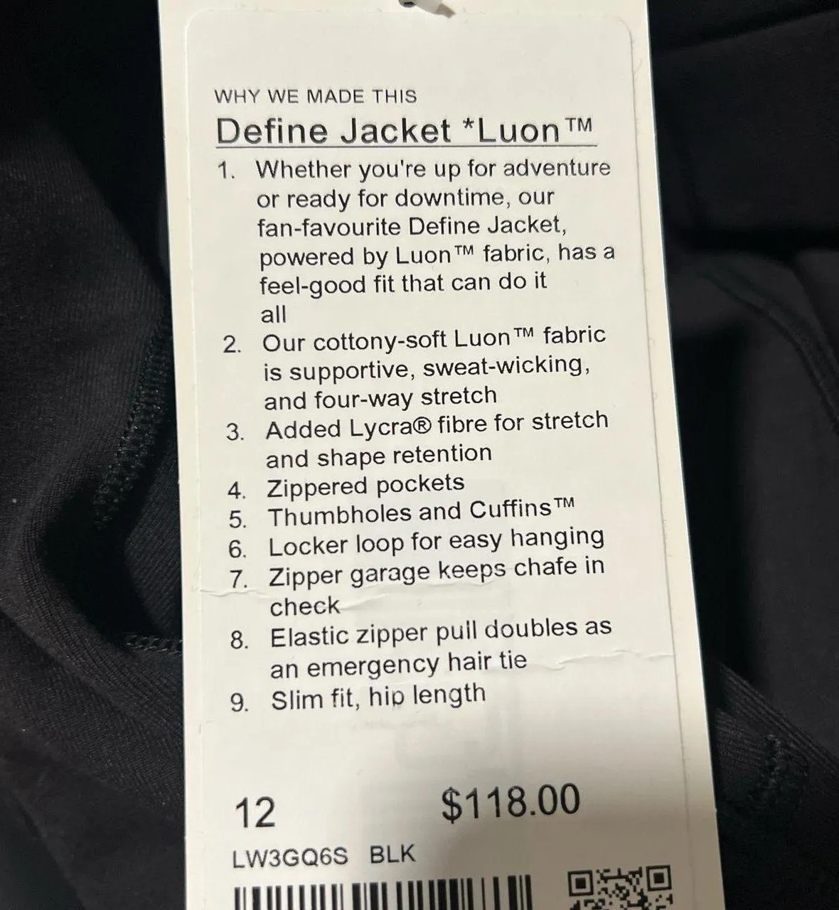 Black Define Jacket - Image 4