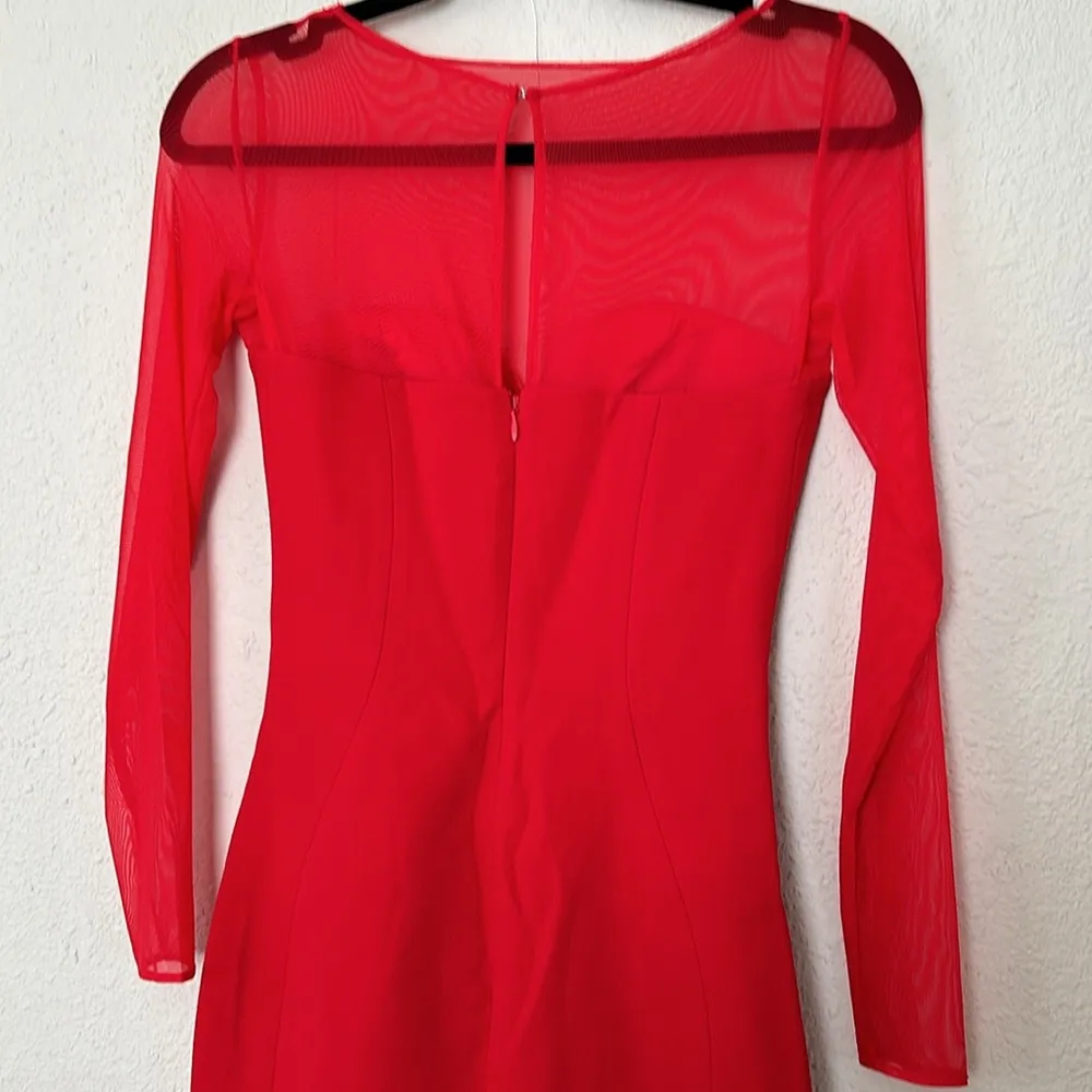 HOUSE OF CB 'Darcy' Scarlet Plunge Midi Dress NWOT size‎ XS NWOT $269 - Image 12