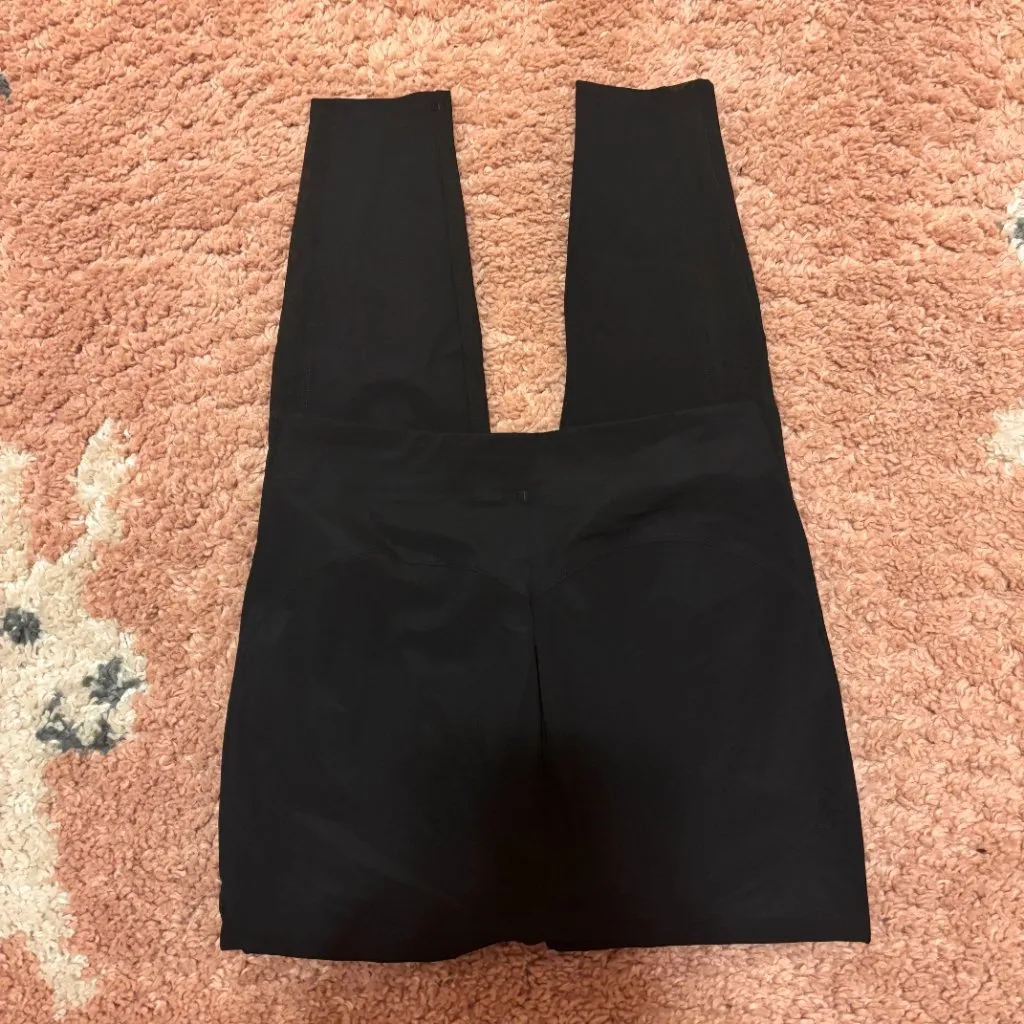 Jelenew Womens Small High Performance Cycling Leggings Black Athletic Sport - Image 3