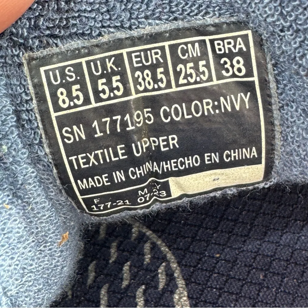 Skechers Street Arch Fit Arcade - Arcata Canvas Sneakers Blue White Women 8.5 - Image 10