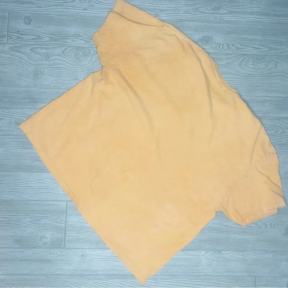 DIY distressed sublime sun shirt sleeve orange t shirt cotton X-Large  oversized - Image 5