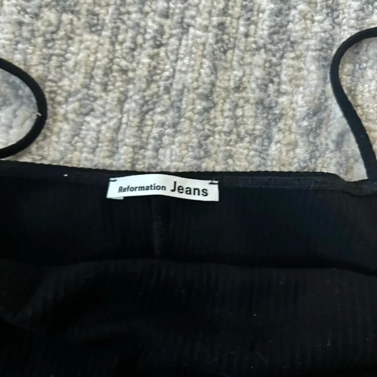 Reformation Black Body Suit - Image 3