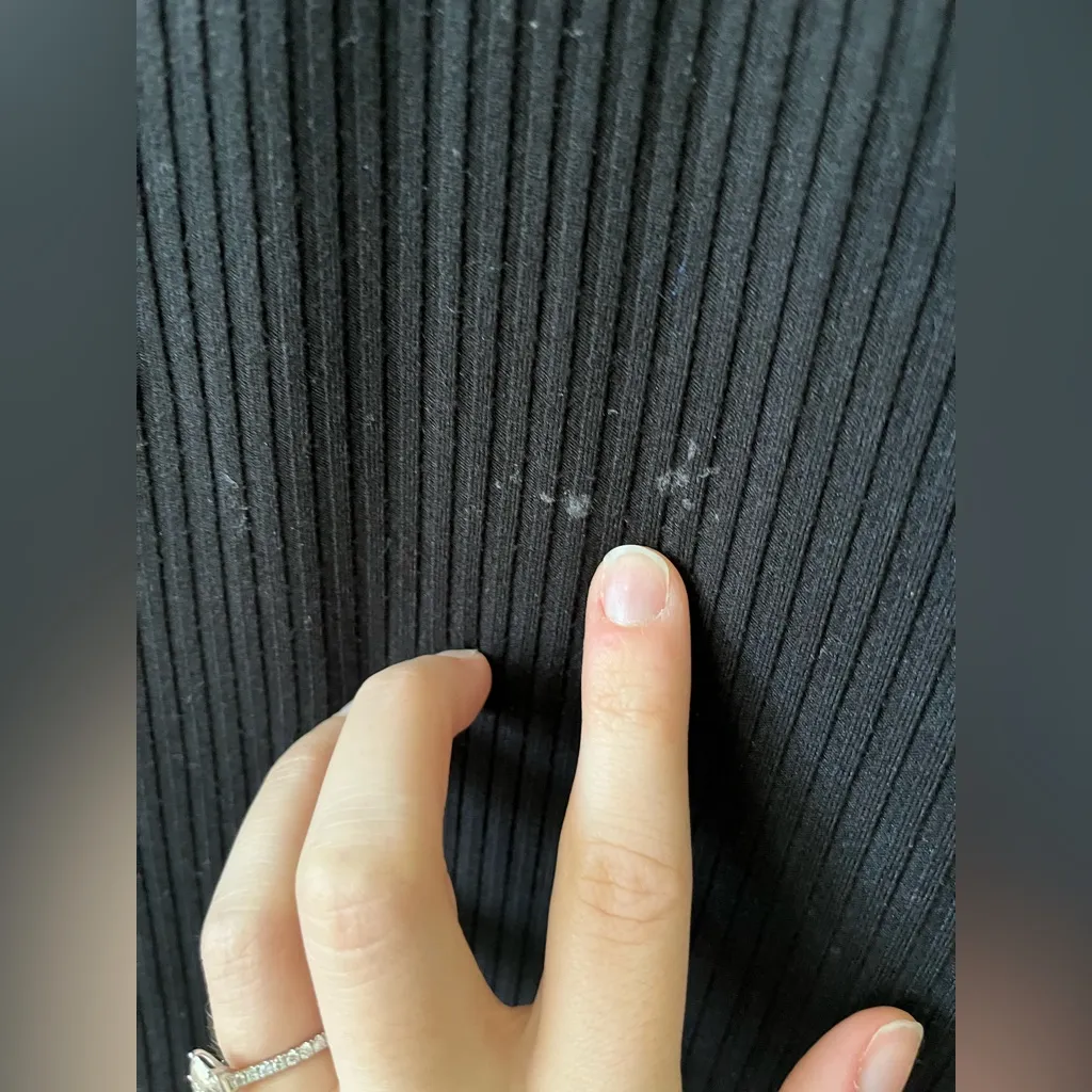 Buffalo David Bitton Faye Solid Knit Button Down Midi Dress Black Women's Size S - Image 16