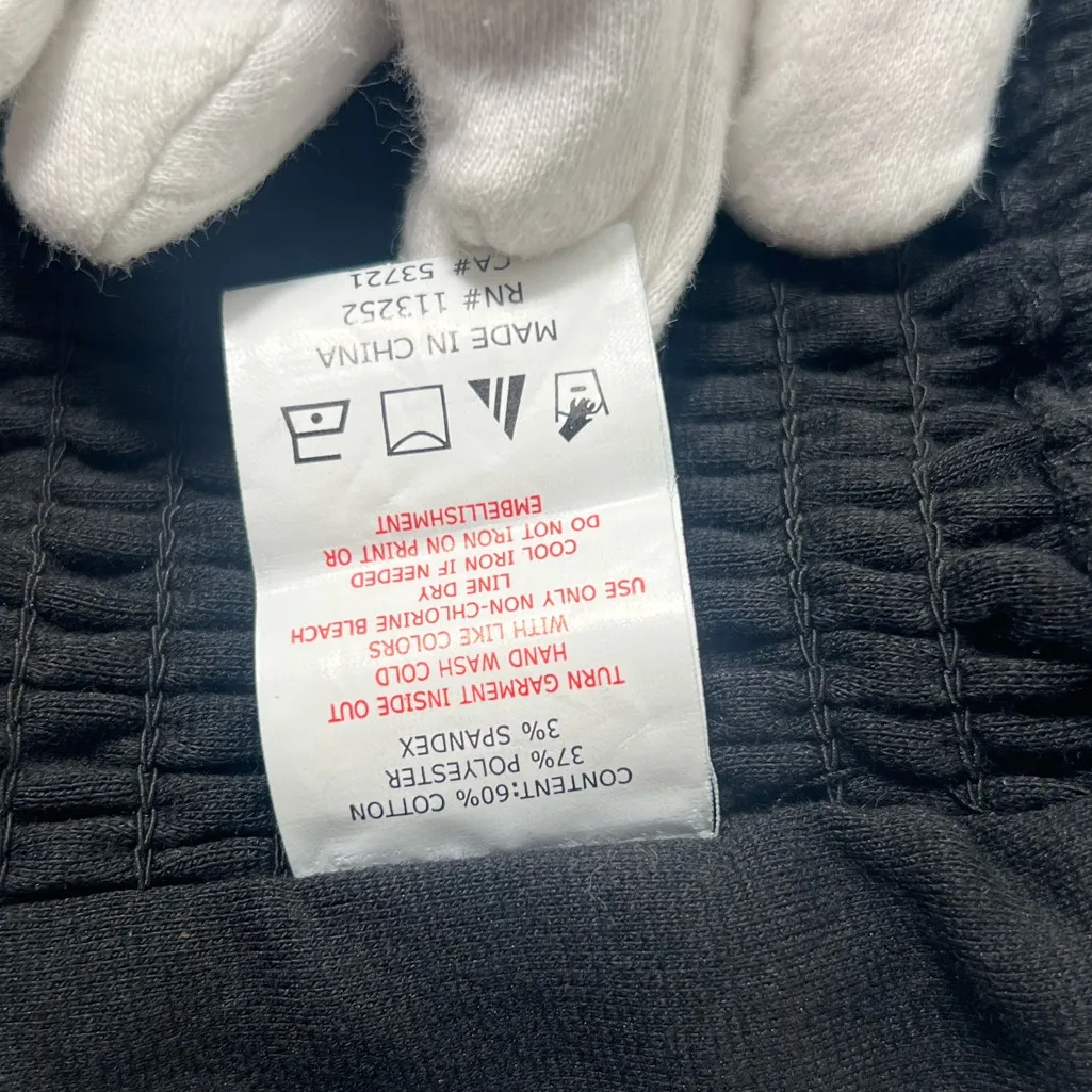 Apple Bottoms Y2K Black Ribbed Knit Bandeau Cutout Halter Crop Top Tube Top - Image 9