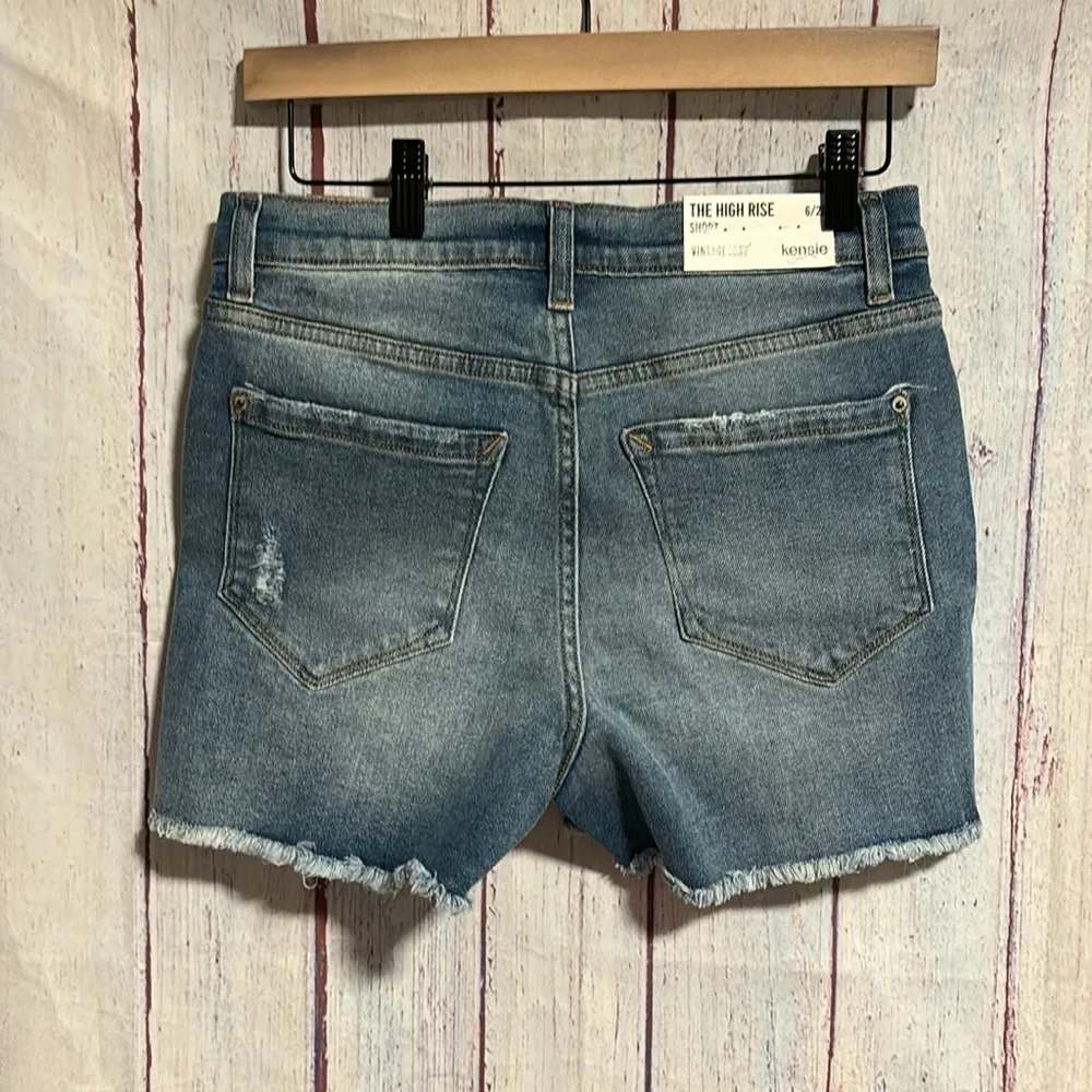 NWT Kensie Jeans Vintage Luxe The High Rise Shorts - Image 7