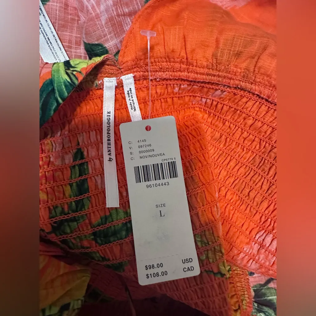 The Josephine Smocked Drop-Waist Dress Mini Edition
By Anthropologie NWT summer - Image 6