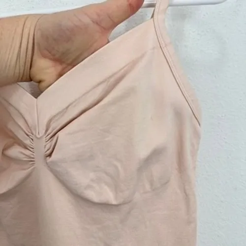 Alberto Makali New York Pink V Neck Sculpting Cami Shapewear Stretch‎ S/M - Image 3