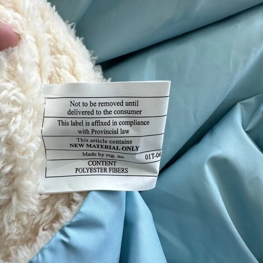 Patagonia‎ Blue Zip Front soft Shell sherpa Jacket size Small - Image 10