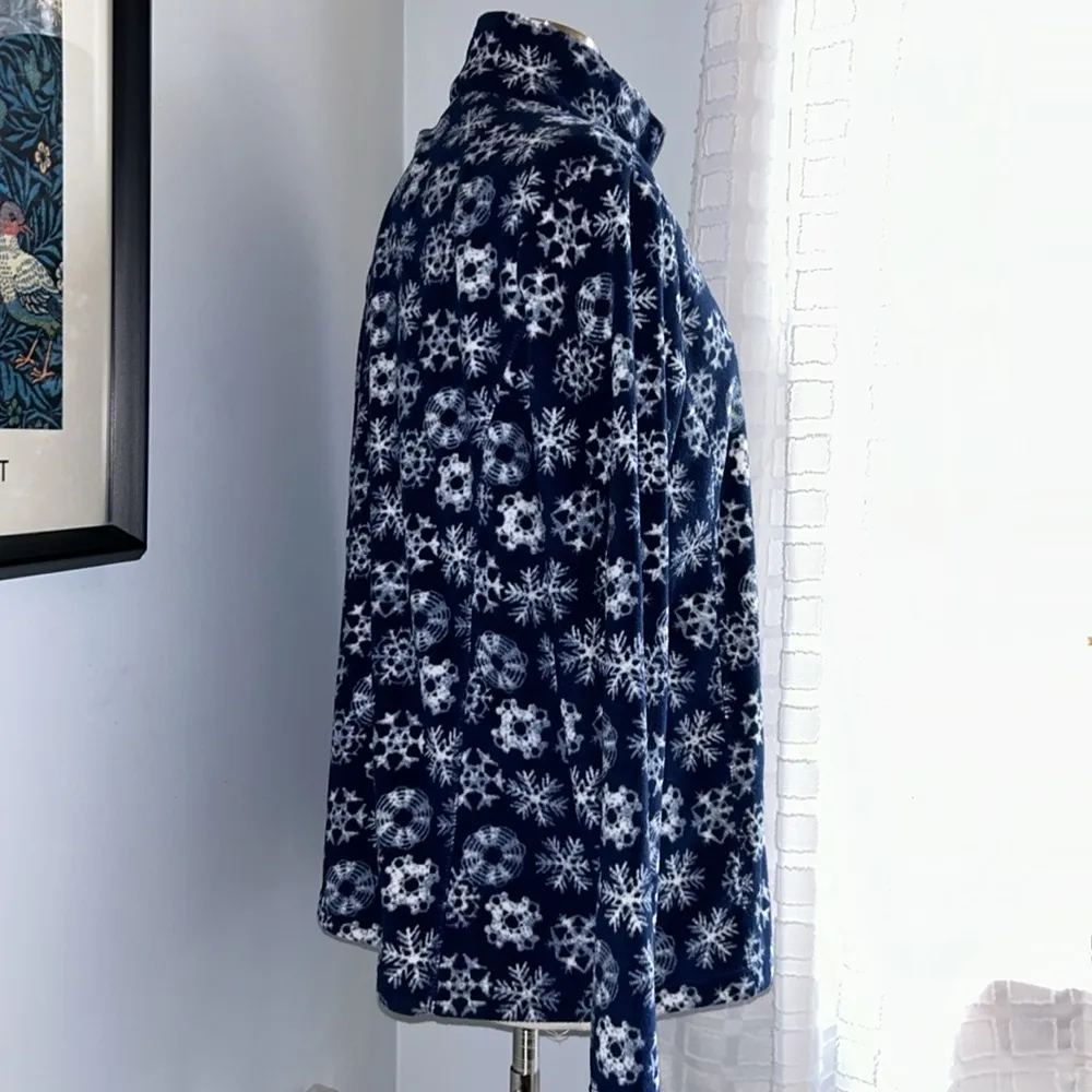 Lands End Snowflake Fleece L - Image 6