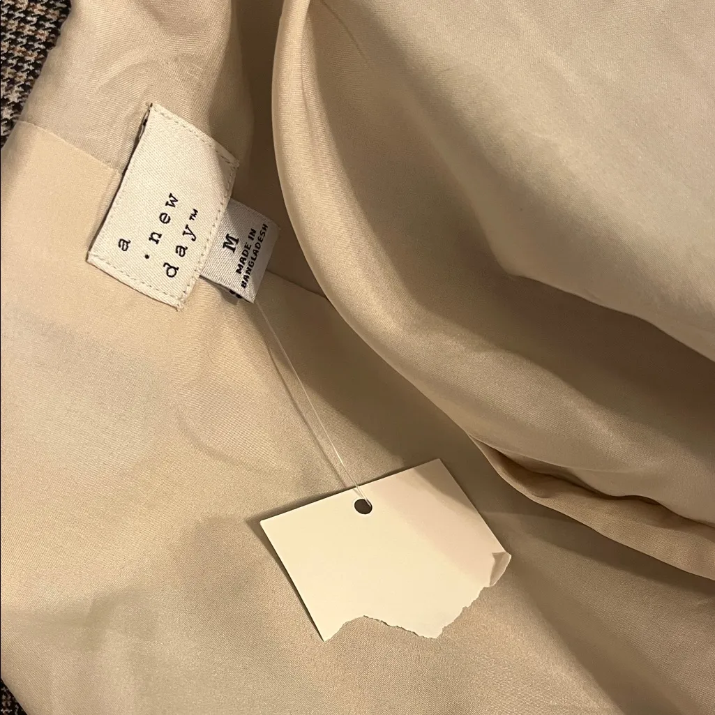 A New Day Plaid Double-Breasted Blazer Dress - Image 2