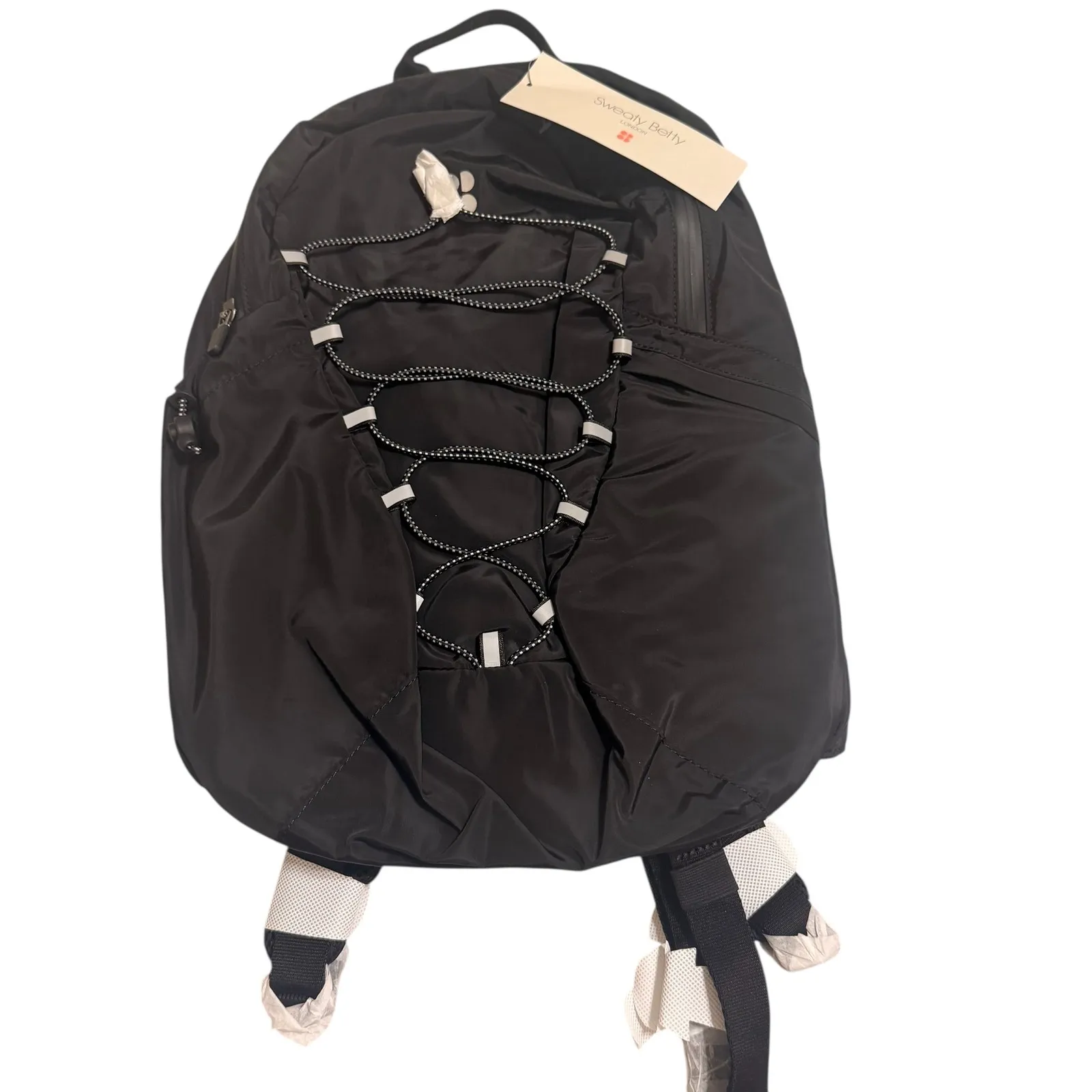 SweatyBetty Sporty Backpack Black Workout Gym Travel Running Hiking Athletic NWT - Image 2