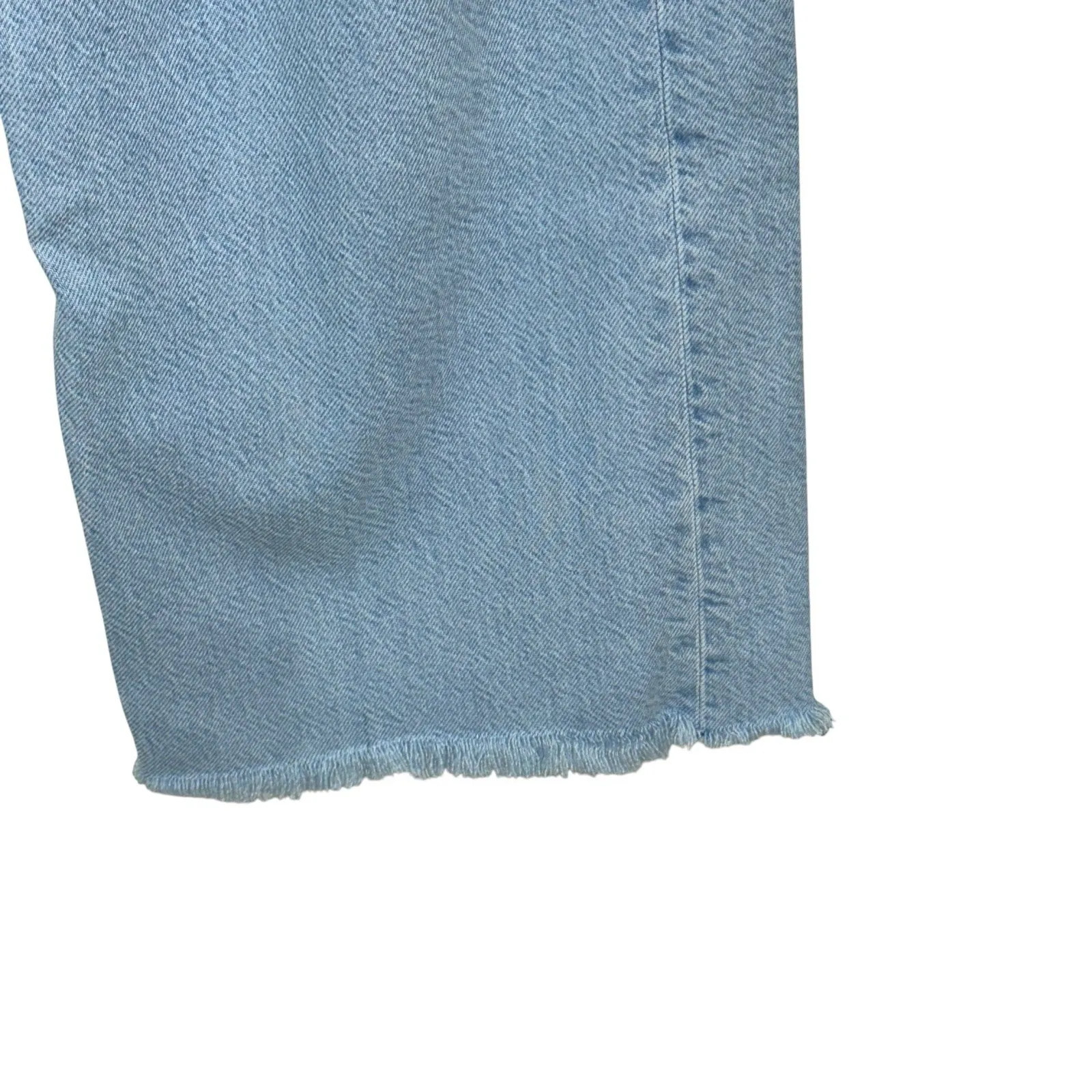 Rag & Bone Women's Wide Leg Cropped Raw Hem Jeans Size 29 High Rise - Image 3