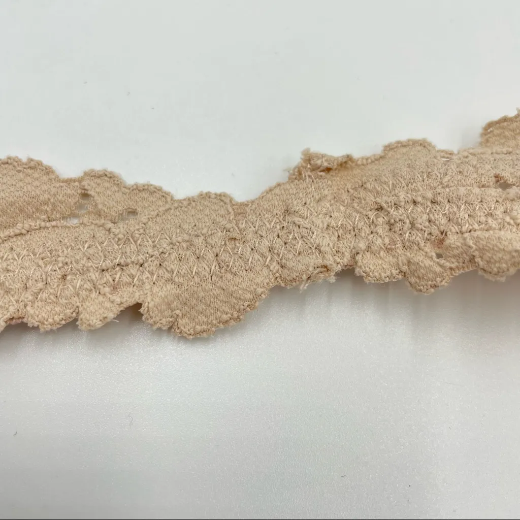 Aerie Halter Bra Floral Lace Flesh‎ Tone Padded Bralette Small - Image 3