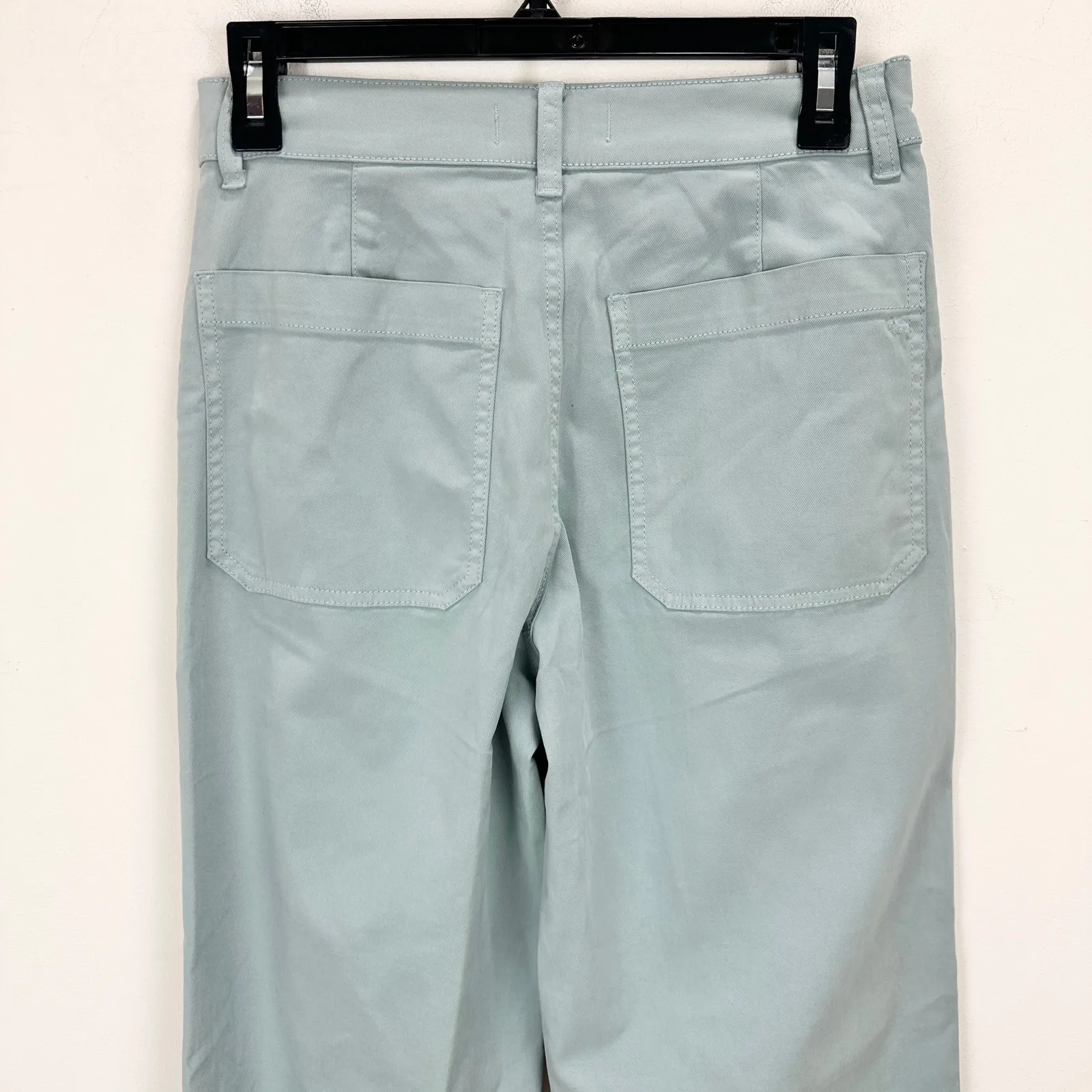 Madewell The Emmett Wide Leg Pant Patch Pocket Blue Horizon High Rise US 26 NWT - Image 13