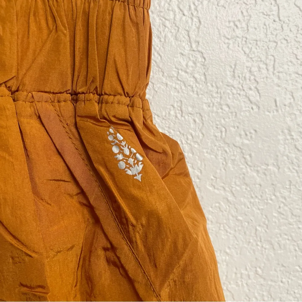 Free People Womens Shorts  Copper Movement Wide Band Nylon Running Size XS - Image 7