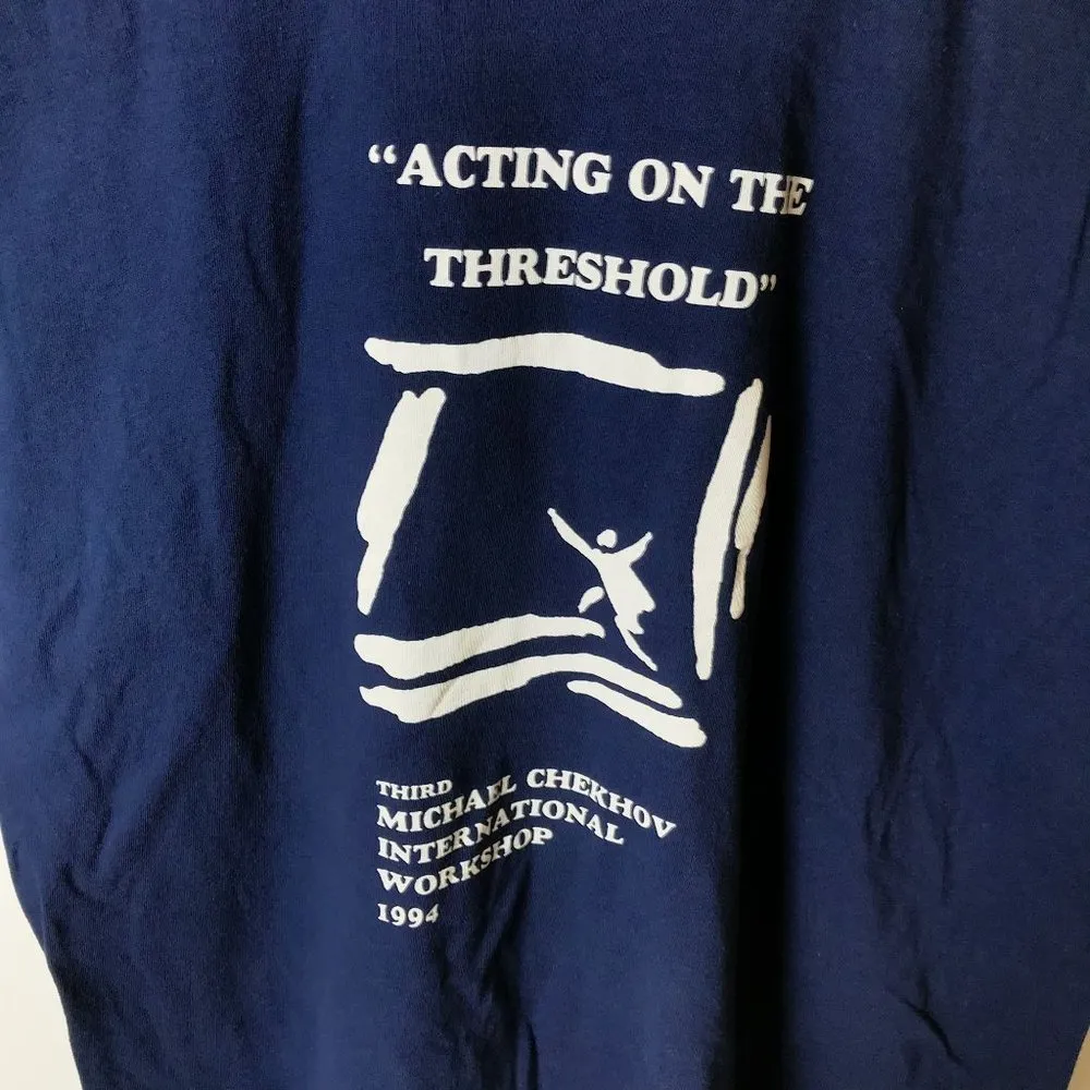 Third Michael Chekhov International Workshop T Shirt 1994 Vintage Graphic Tee - Image 14