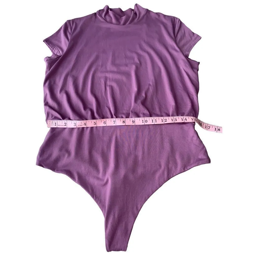 Susana Monaco Mock Neck Thong Bodysuit - Image 9