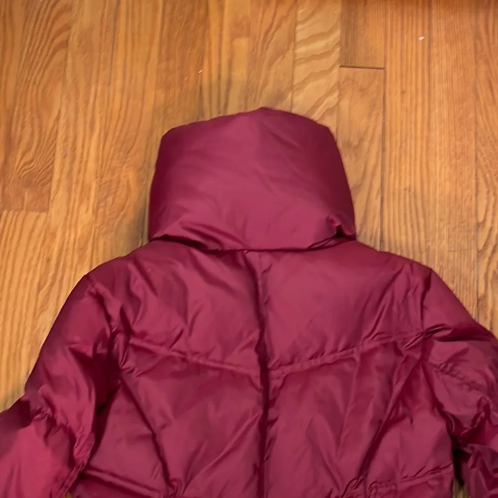 MARC‎ New York Hooded Puffer Jacket Coat Burgundy size XS - Image 10