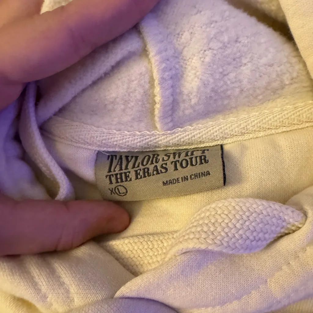 Taylor Swift Cream Hoodie - Image 3