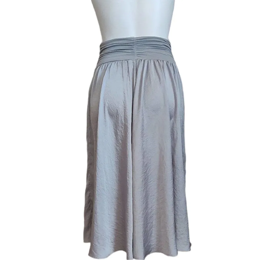 CAbi #241 Silver Women's Convertible Ballet Skirt Strapless Dress - Image 3