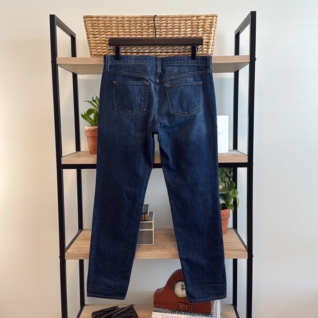 J Brand Mid-Rise Aidan Ringer Dark Wash Straight Leg Jeans, 27 - Image 5