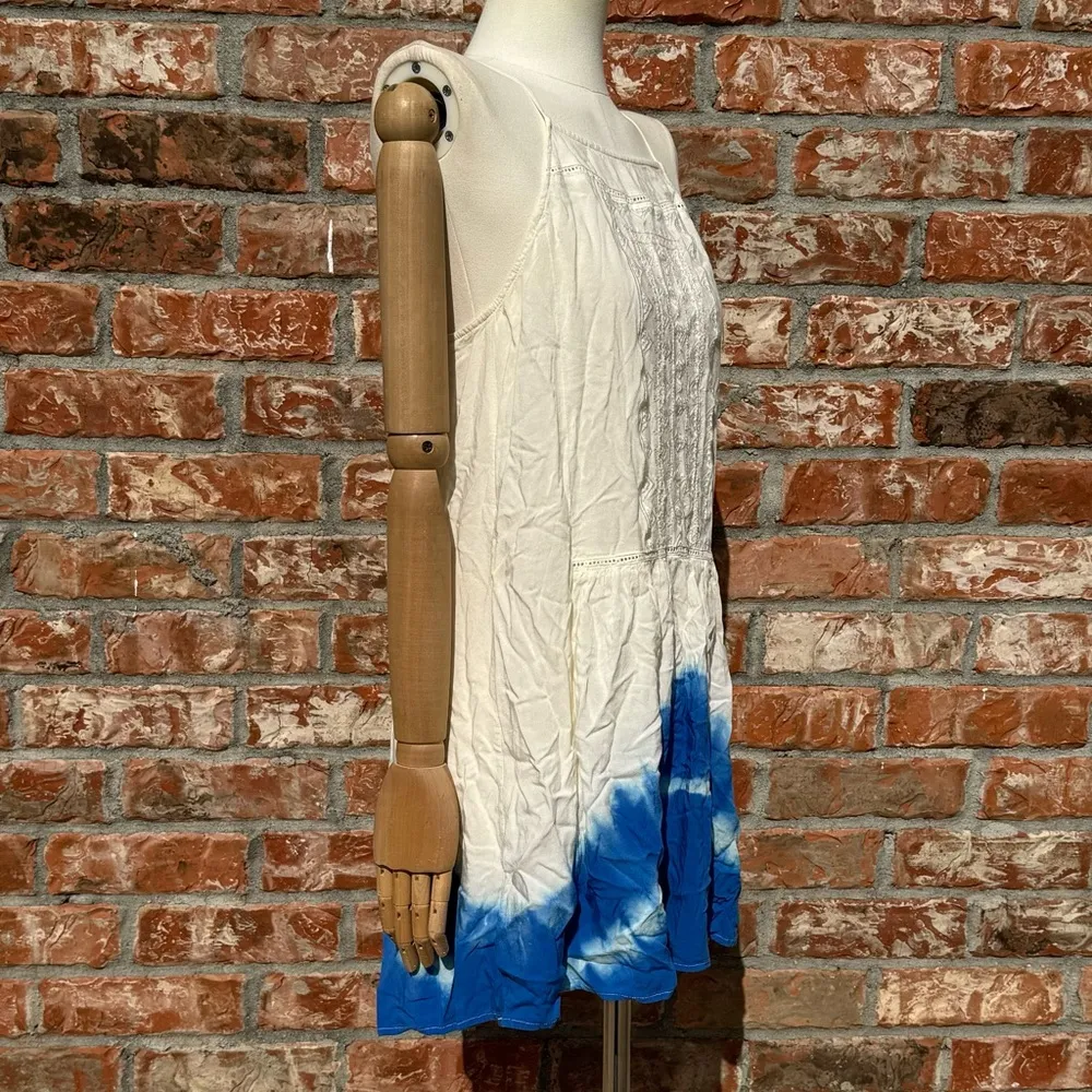 Andreé Blue blue/white dip dyed knit embroidered dress / S / Excellent condition - Image 3