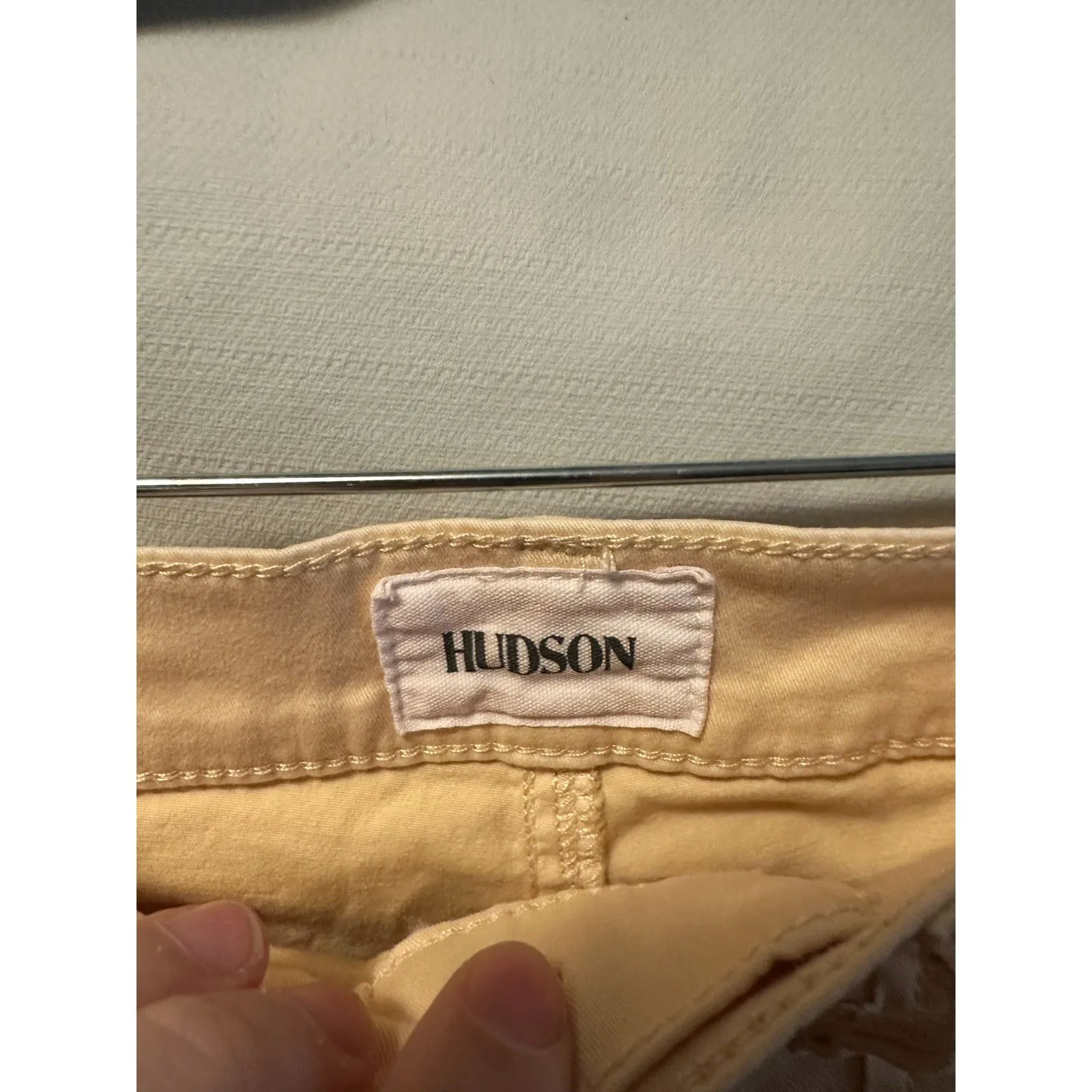 NWT Hudson Rosalie High Rise Wide Leg Cargo Ankle Pants Size 23 Beached Sand - Image 4