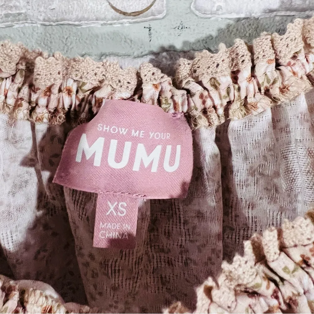 Show Me Your MuMu Suzanna Crop Top in Ditsy Daisy Size XS - Image 10