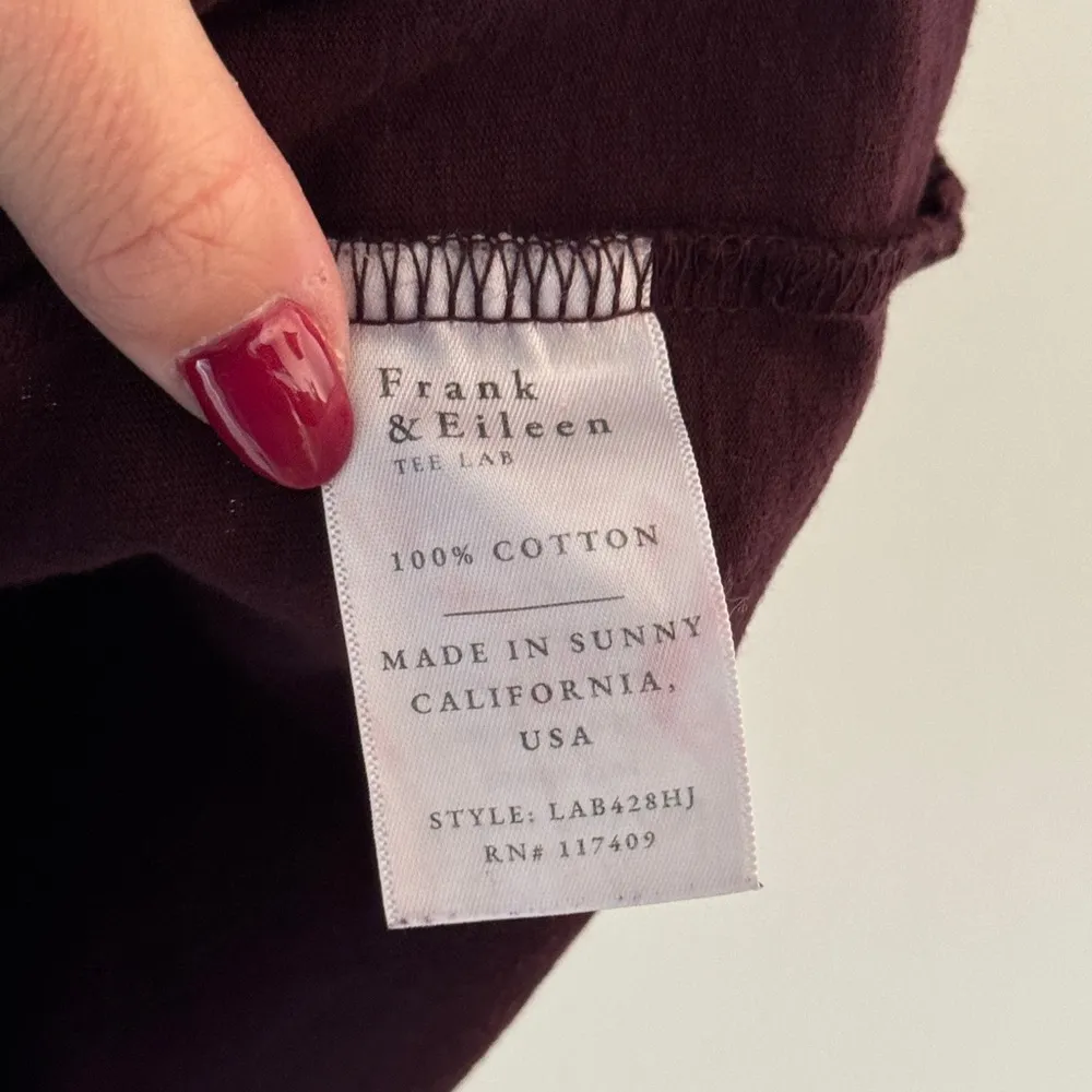 FRANK & EILEEN Lauren Maroon Polo Mini Dress S - Image 7