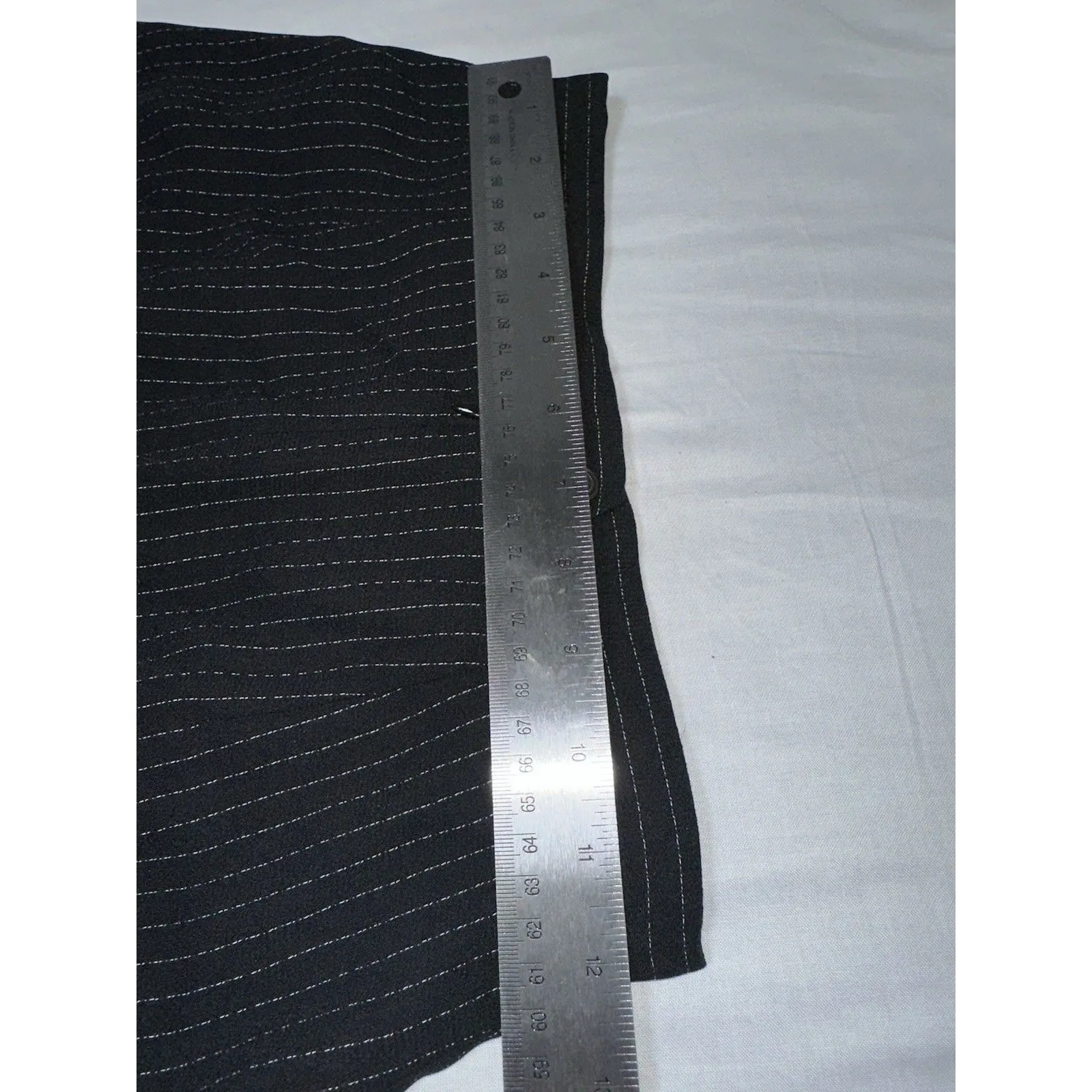 Chic BANU Black Pinstripe Skirt - Image 8