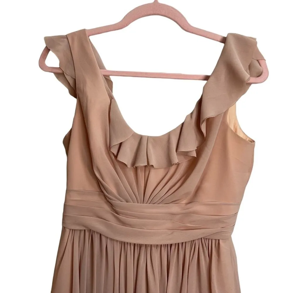 WTOO by Watters & Watters Blush Pink Bridesmaid Dress - Image 3
