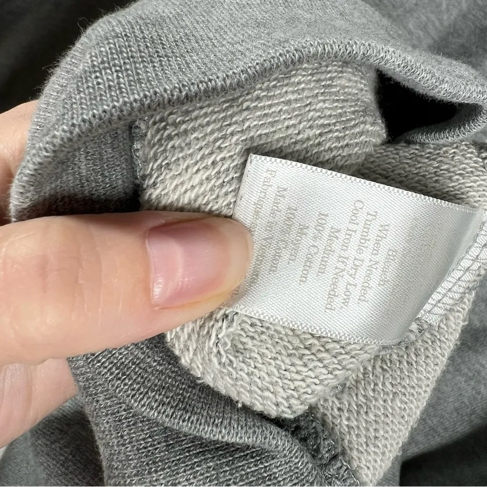 Everlane‎ Grey Cotton Oversized Hoodie - Image 4