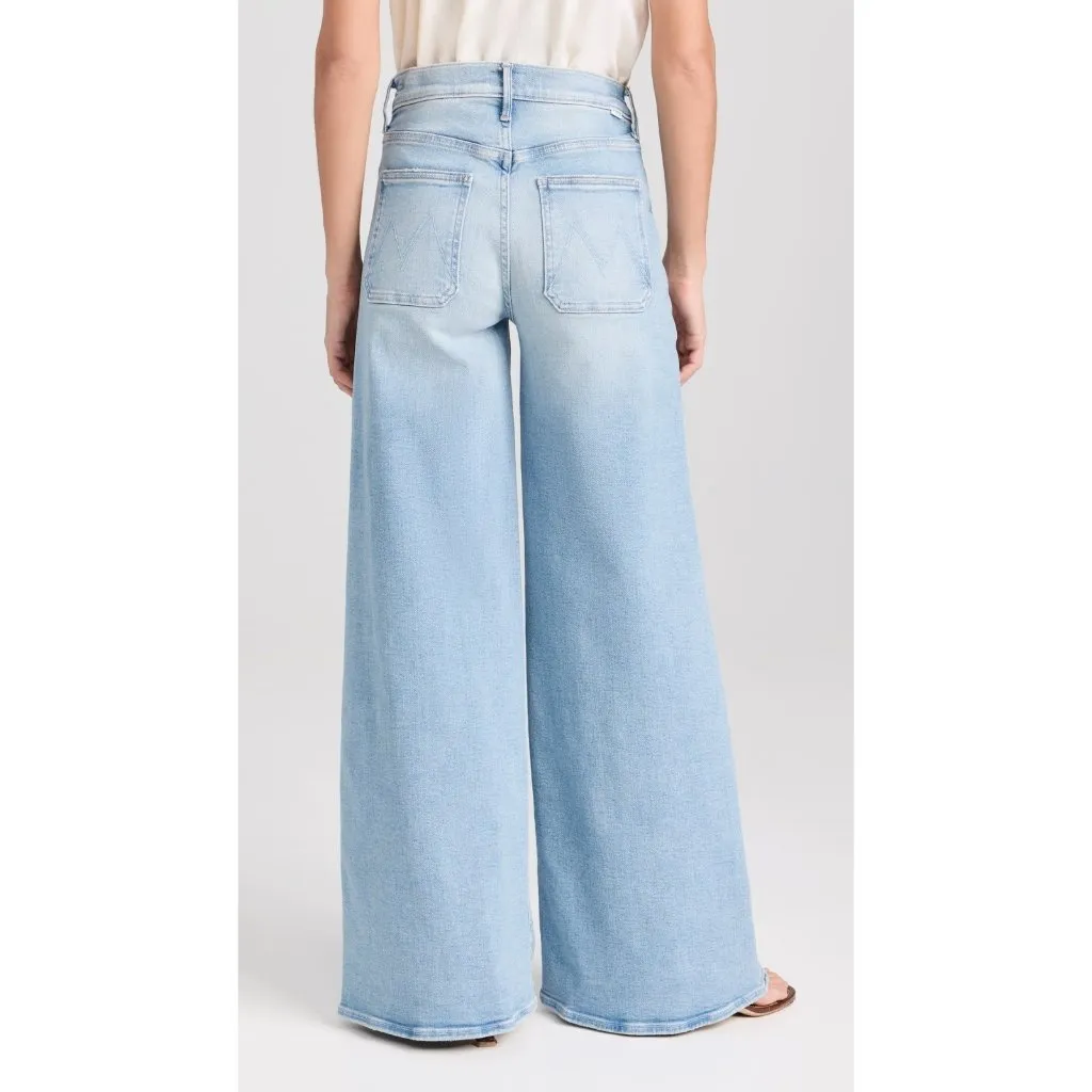 NWT Mother LIL The Patch Pocket Undercover Sneak in California Cruiser Jeans 30 Blue - Image 5