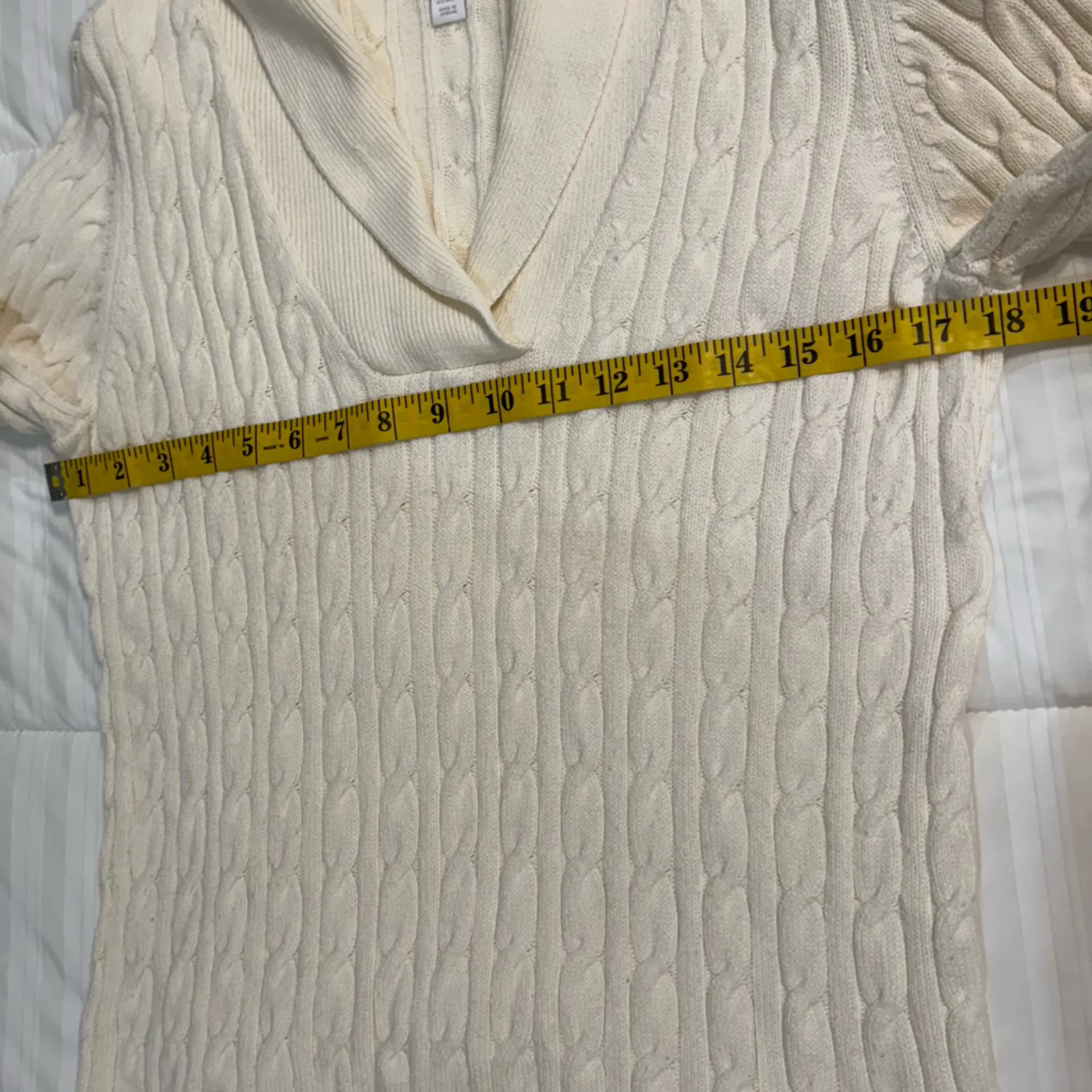 Charter Club Cream Cowl Neck Sweater - Image 5