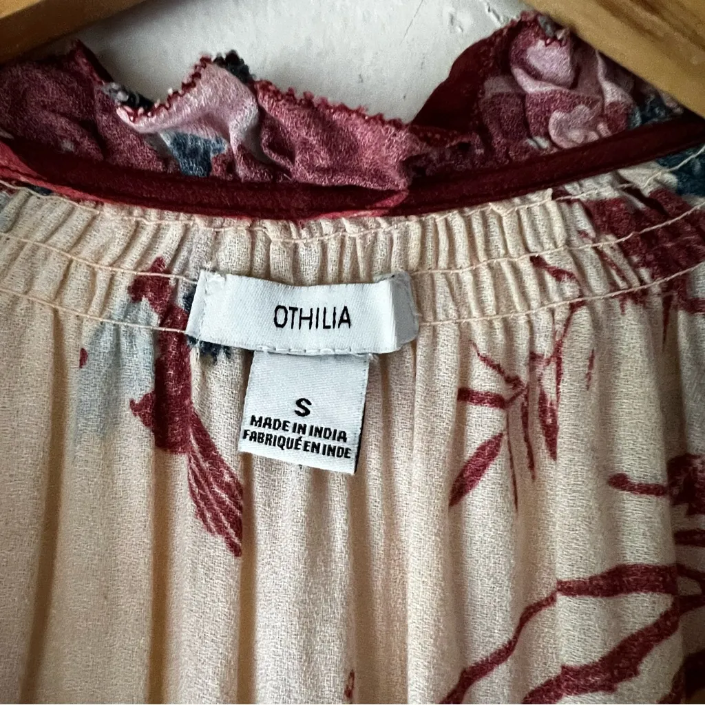 ANTHROPOLOGIE Othilila CARMELA MAXI DRESS‎ Women's SIZE SMALL Boho - Image 5