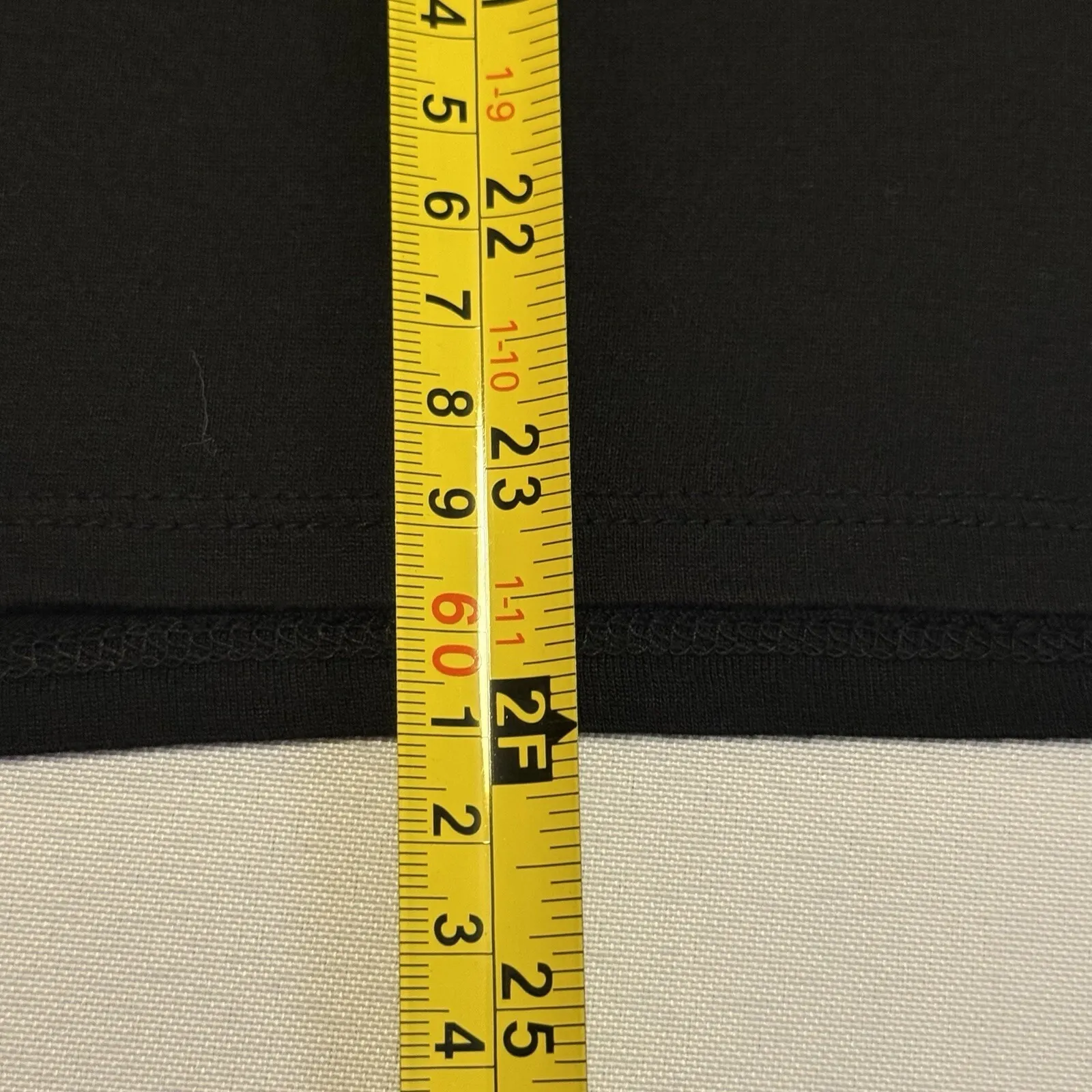 LOFT Women's Black Lace Inset Over Skin Tone Long Sleeve Key Hole Blouse Sz L‎ # - Image 11