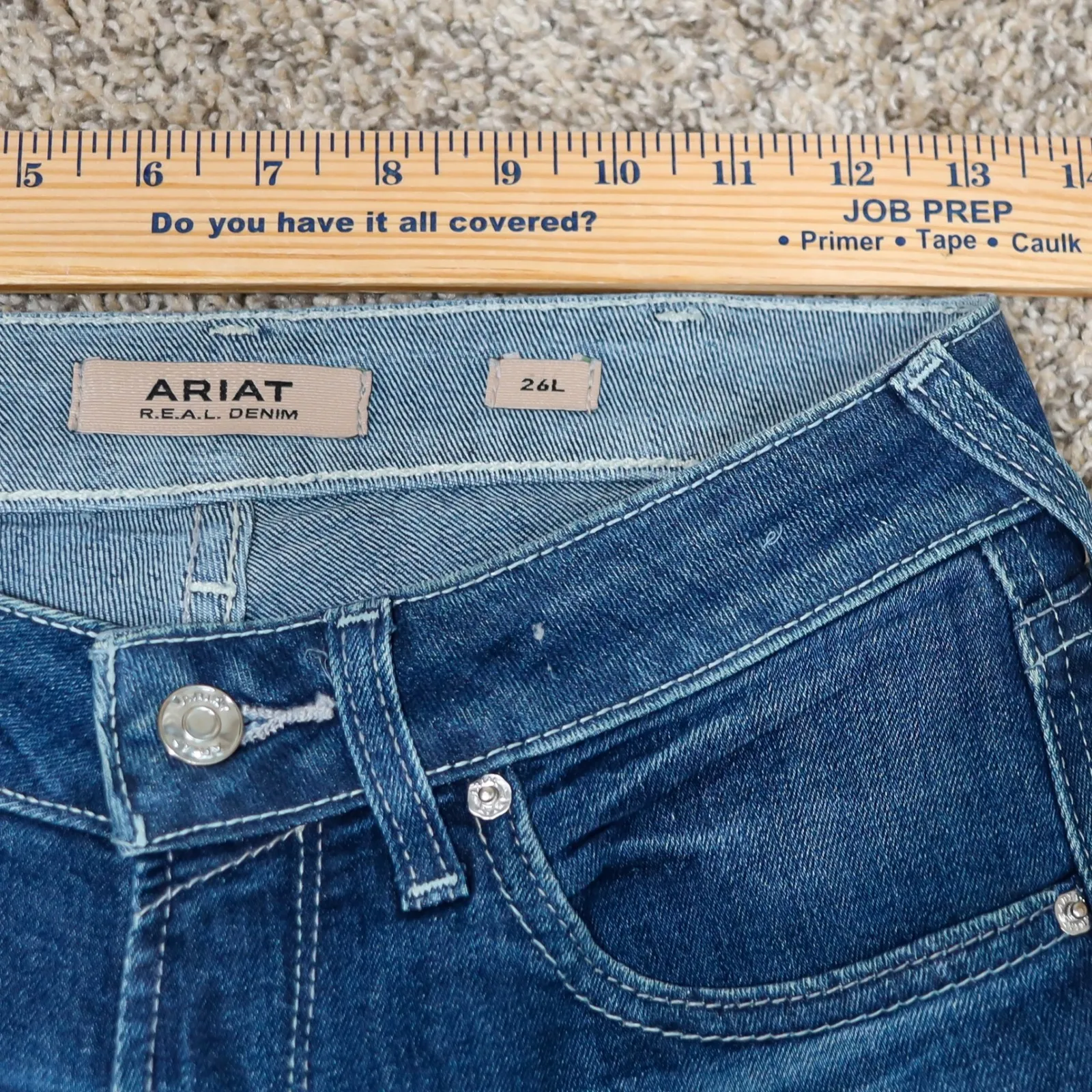Ariat Jeans Lydia High Rise Bootcut Denim Women 26L Long 35" Inseam Western - Image 6