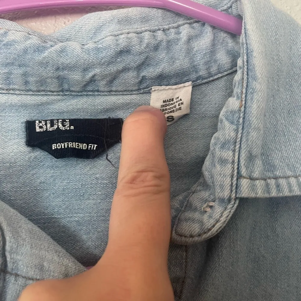 BDG denim button down top - Image 2