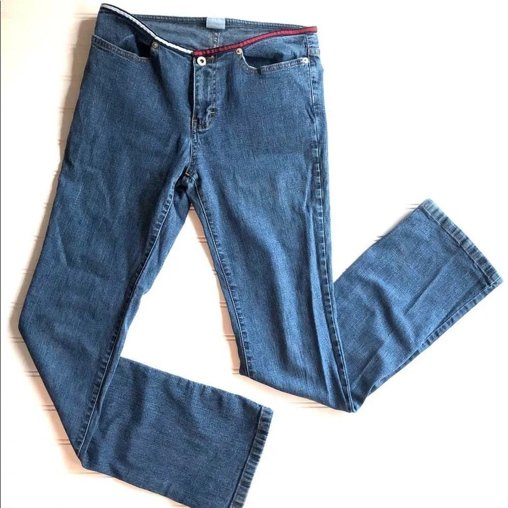 Tommy Hilfiger jeans blue size 5 Denim luy-luy streetwear Y2K vintage - Image 12