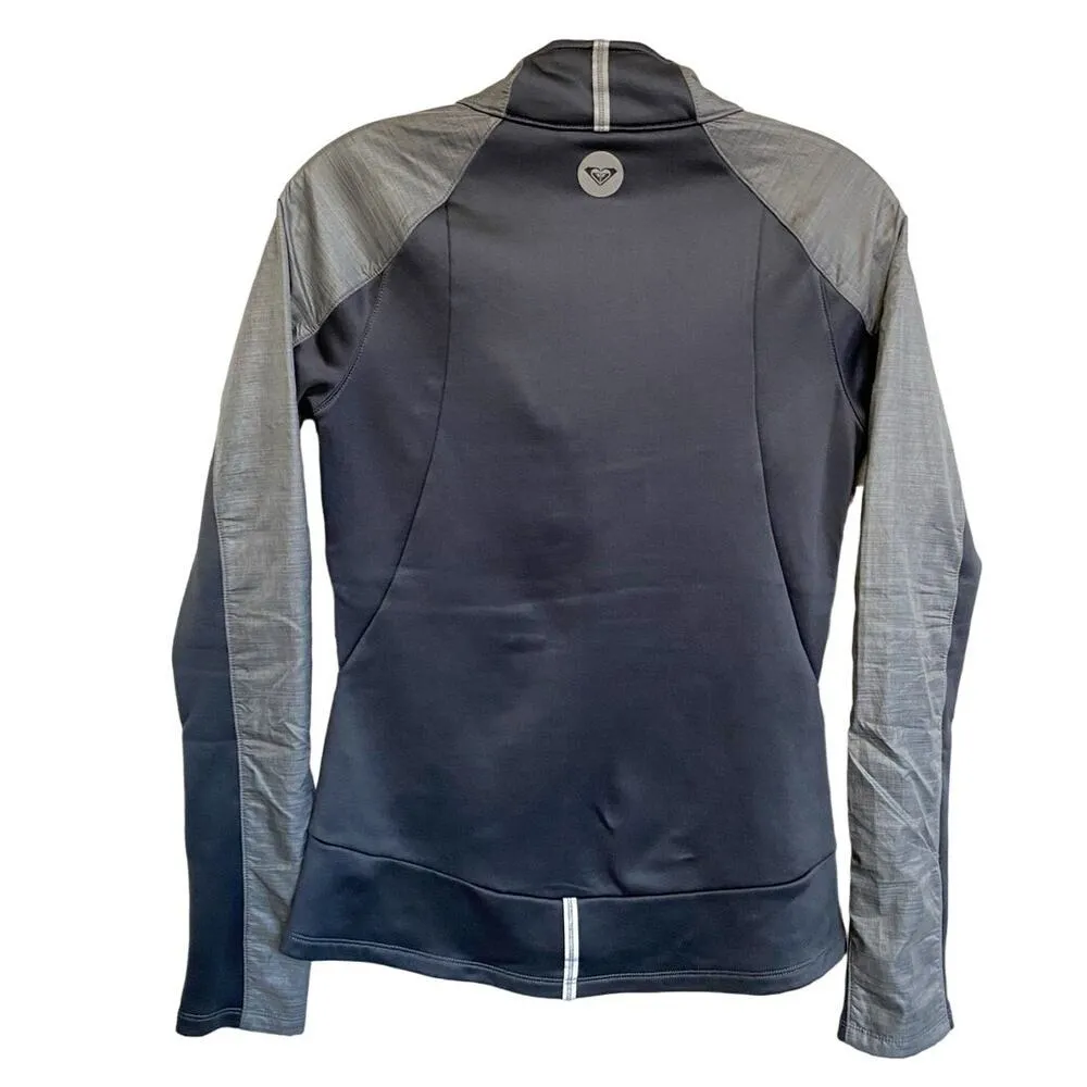Roxy Outdoor Fitness Juniors Breakline Raglan Jacket - Graphite S‎ EUC - Image 5