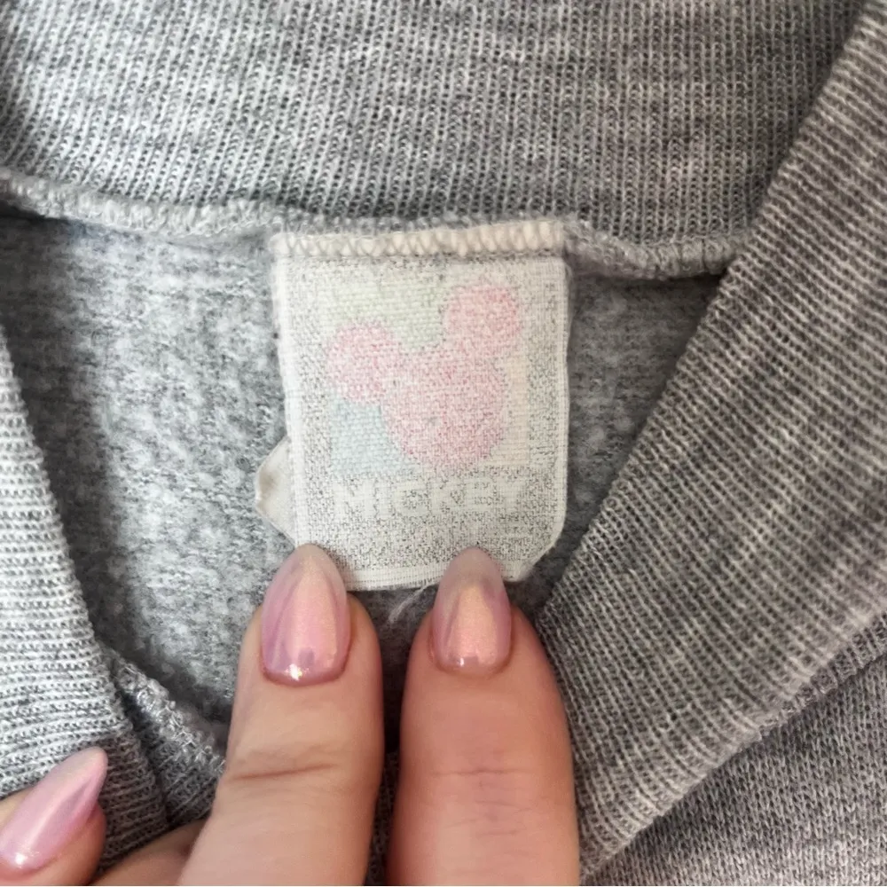 Vintage 80s  Mickey Mouse Longsleeve Sweatshirt Dress Nightgown S - Image 5