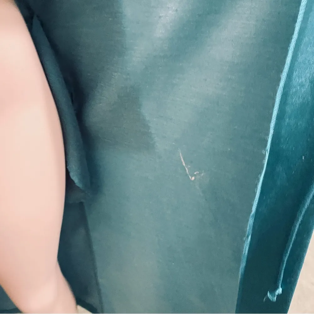 Cachet Classic Wrap Robe size S Green - Image 6