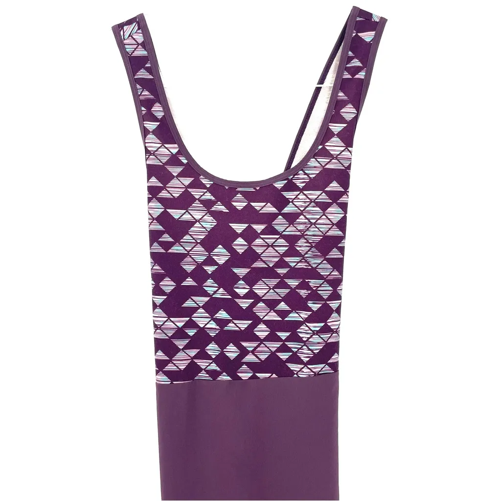 Smartwool Willow Lake Merino Wool Athleisure Racerback Geometric Tank Dress - Image 3