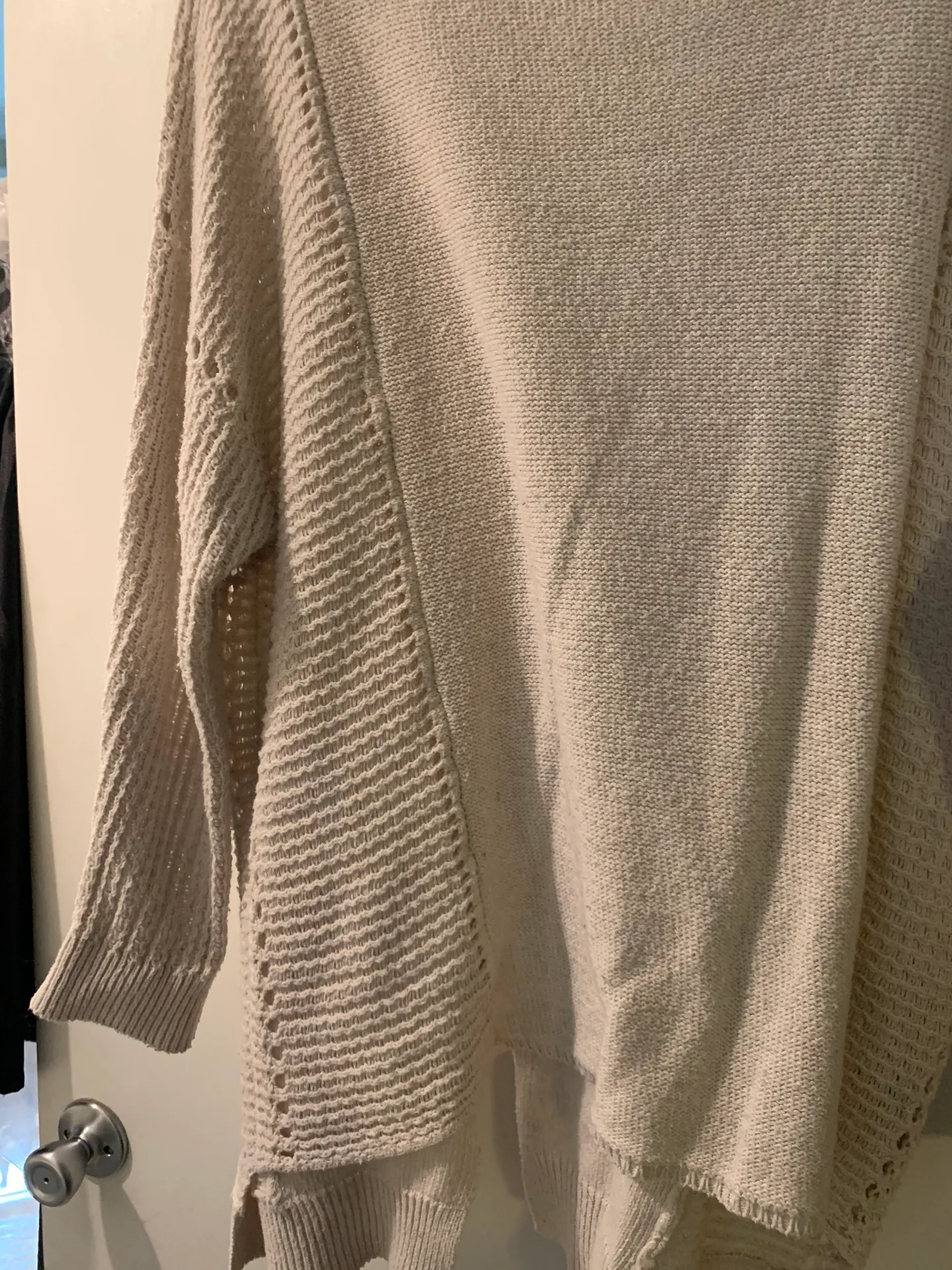 Oversized Sweater Tan Size M - Image 2