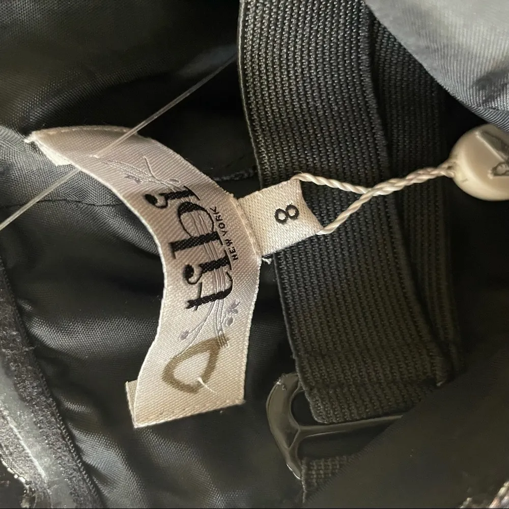 Tibi Black and Silver Velvet Dress - Image 69